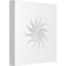 Ekena Millwork Standard Sedgwick Spiral Rosette With Square Edge, 6"W x 6"H x 3/4"P ROSP060X060X075SDG12 - alternate 1